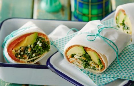 Smoked Salmon and Avocado Wrap Recipe