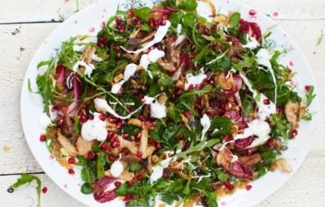 Jamie’s Turkey Salad & Warm Clementine Dressing Recipe