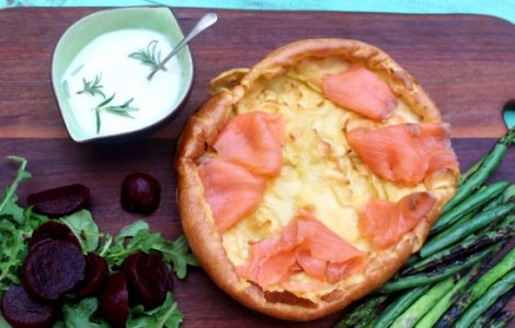Yorkshire Pudding with Smoked Salmon Recipe