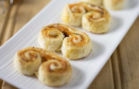 Smoked Salmon & Poppy Seed Palmiers Recipe