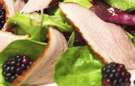Smoked Duck and Seasonal Berry Salad Recipe