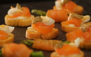 Smoked Salmon Crostini