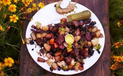 Pytt y Panna (Little Pieces in a Pan) with Smoked Bacon & Sausage Recipe