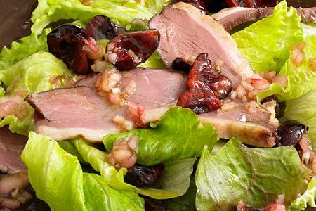 Smoked Duck and Cherry Salad Recipe