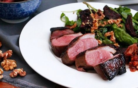 Smoked Duck & Beetroot Salad Recipe