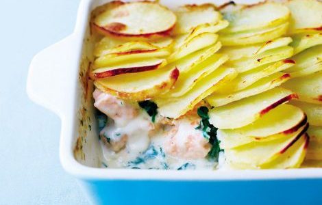 Oak Roasted Salmon and Potato Bake Recipe