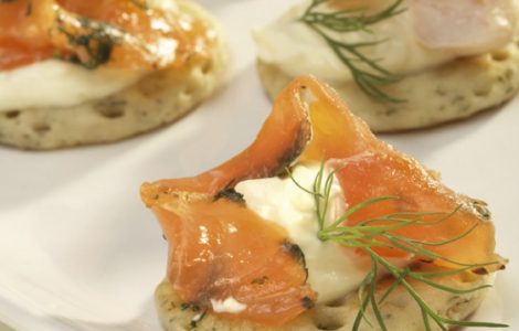 Smoked Salmon & Laverbread Blinis Recipe