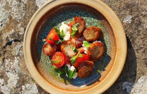 Really Welsh Smoked Sausage Salad Recipe