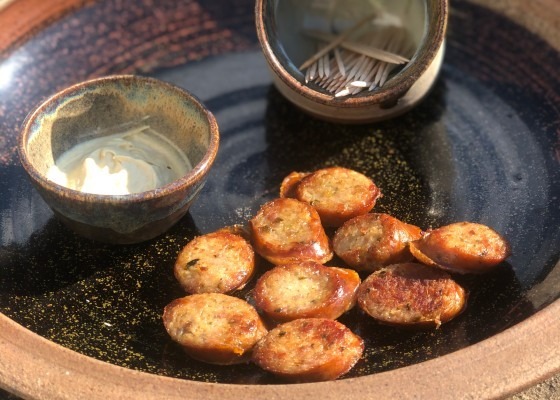 Crispy Fried Smoked Welsh Dragon Sausages Recipe
