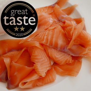SS GTA 2020 2 Star Great Taste Award Winnig Smoked Salmon from Black Mountains Smokery
