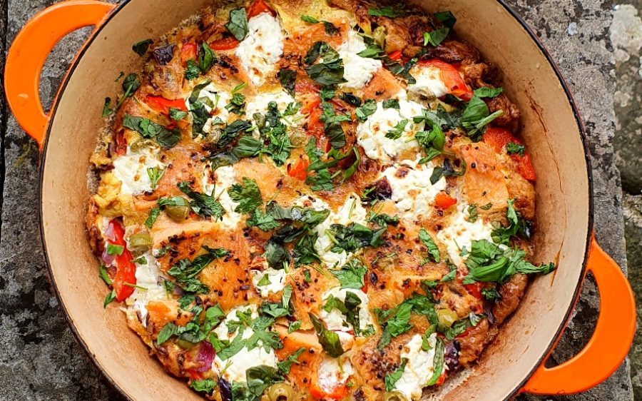 Hot-Smoked Salmon Frittata Recipe