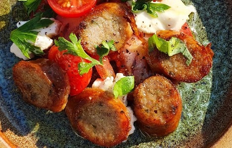 Smoked Welsh Dragon Pork sausage