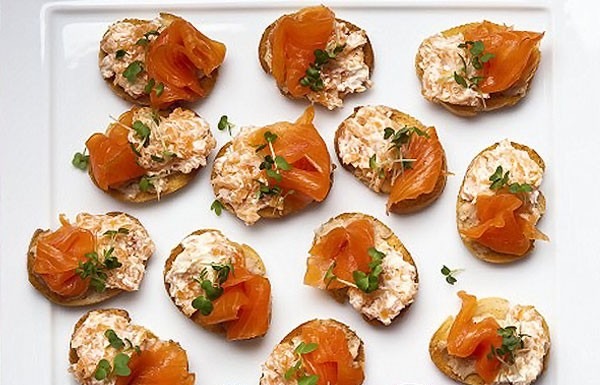 Smoked Salmon Canapes