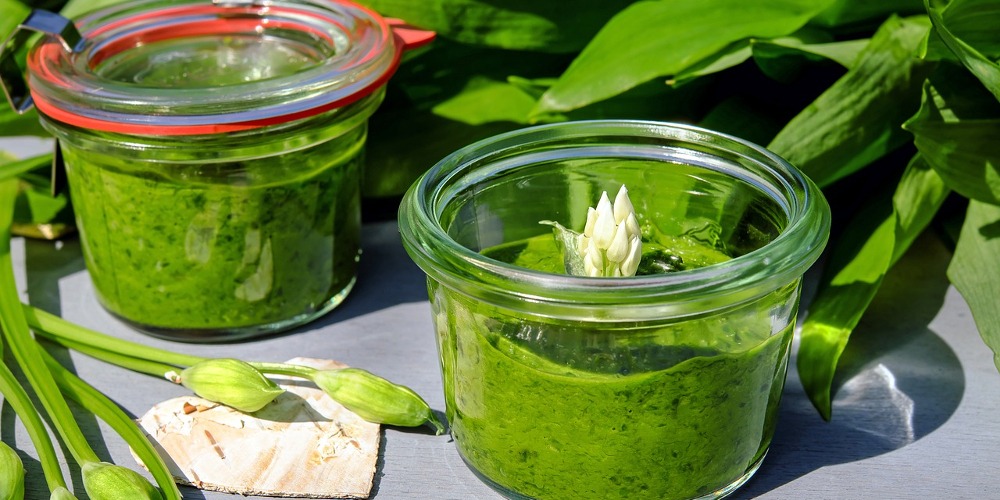 wild garlic pesto pasta recipe nigella lawson