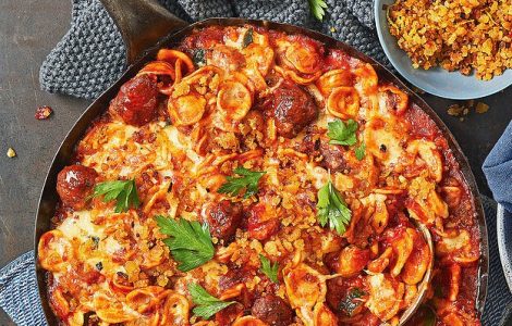 One-Pot Fennel Salami Pasta Recipe