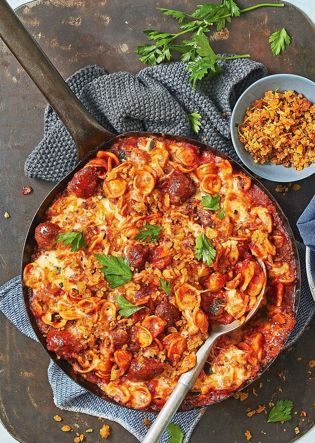 One-Pot Fennel Salami Pasta Recipe