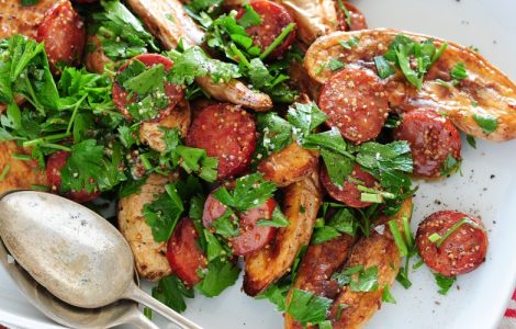 Smoked Mackerel and Chorizo Potatoes Recipe