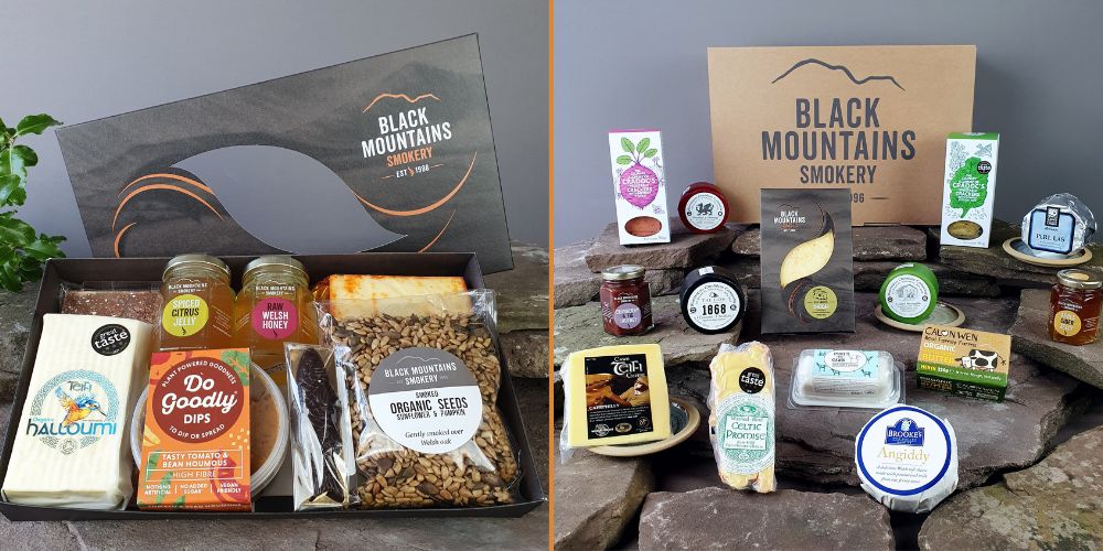 Little Vegetarian Feast and Welsh Cheese Board Gift Hamper
