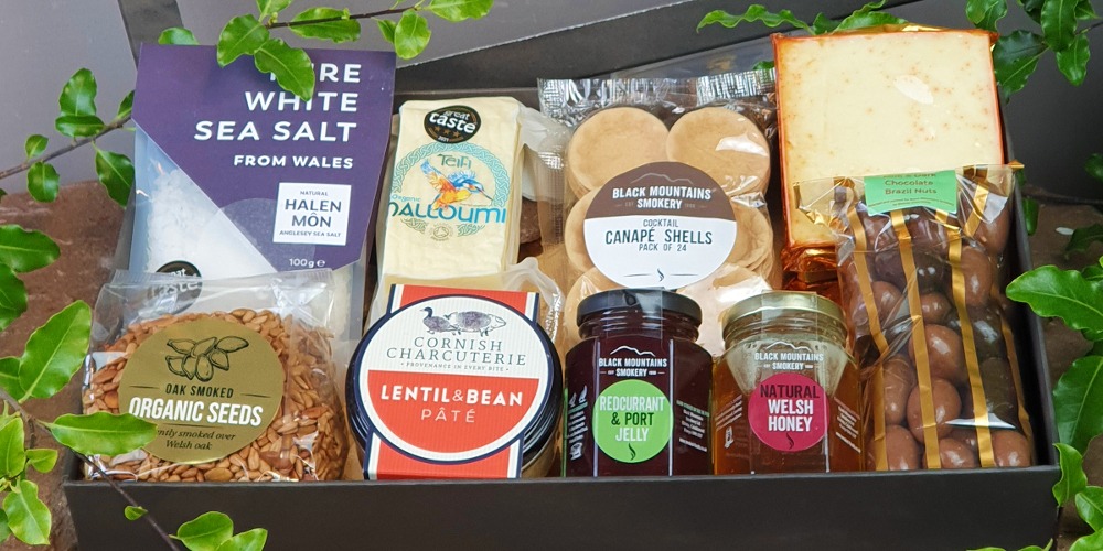 vegetarian gift box hamper