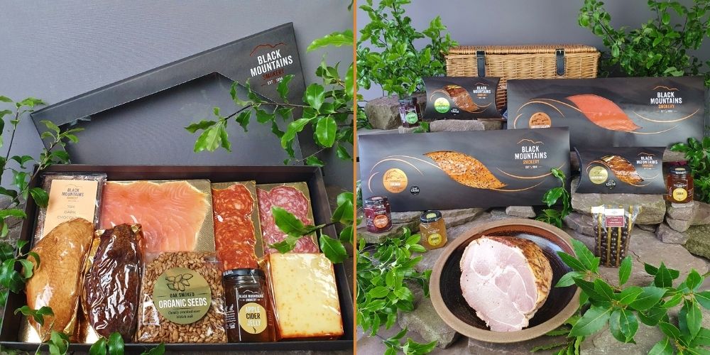 Food Lovers Gift Box Hamper & Crickhowell Luxury Hamper