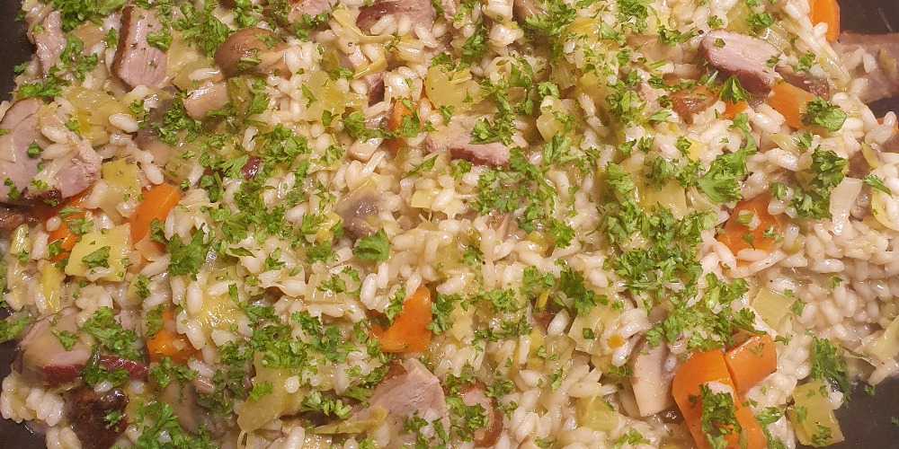 Smoked Duck Risotto Recipe