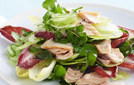 Healthy Recipe Ideas: Smoked Trout and Apple Salad