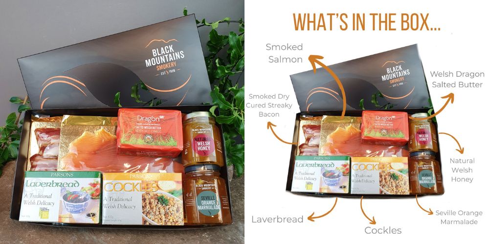 Welsh Breakfast Gift Box Hamper Fathers Day Gift