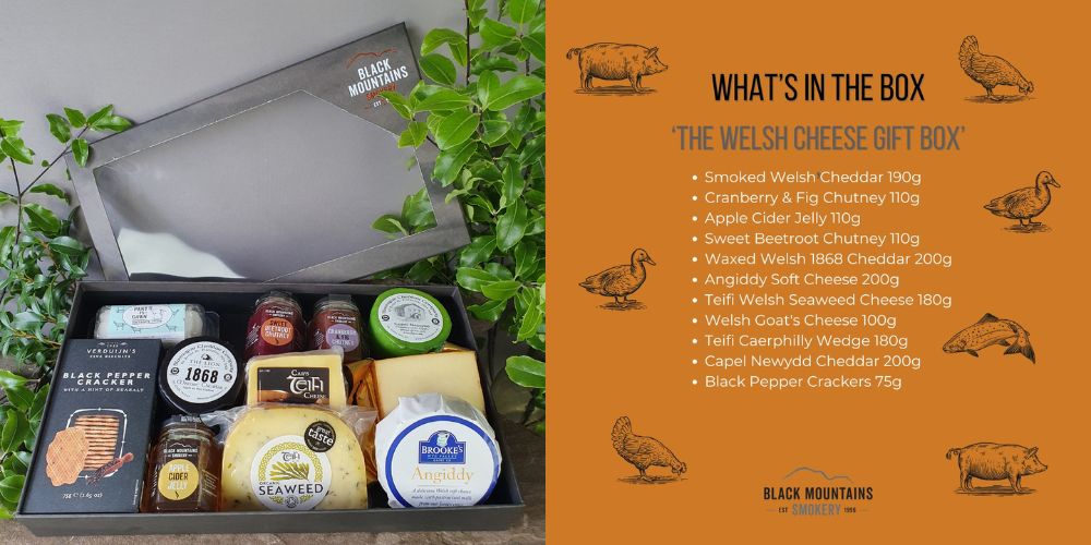 Gourmet Welsh Cheese Gift Box Hamper