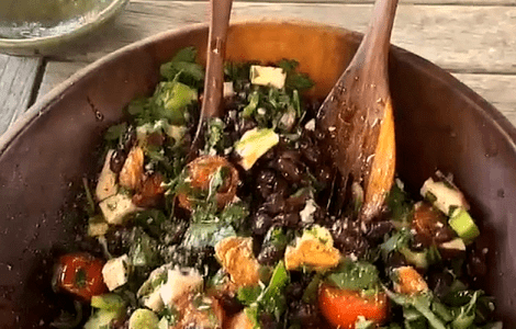 Smoked Chicken & Black Bean Salad Recipe