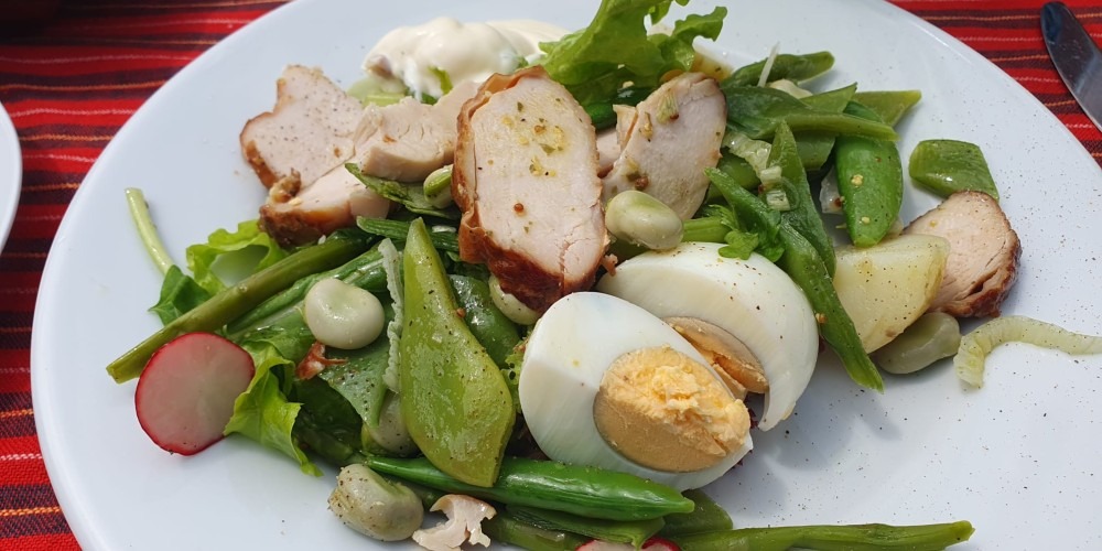 Smoked Chicken Picnic Salad