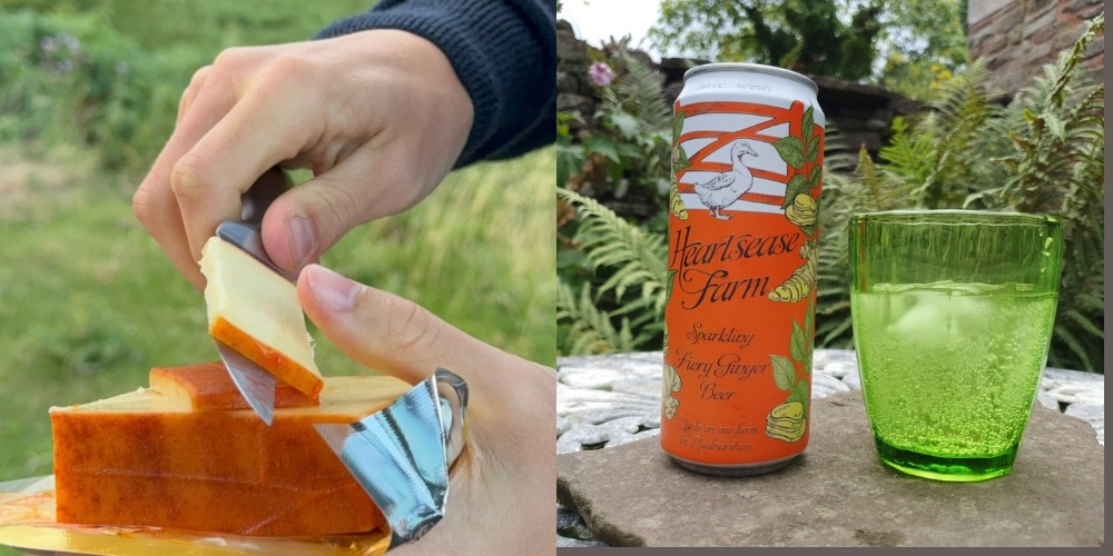 Smoked Cheddar and Ginger Beer