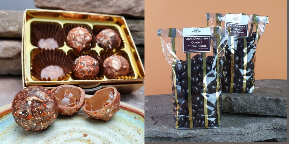 Chocolate Truffles and Chocolate Coffee Beans