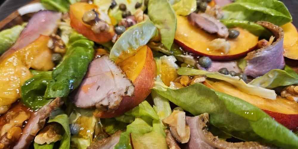 Smoked Duck & Nectarine Salad