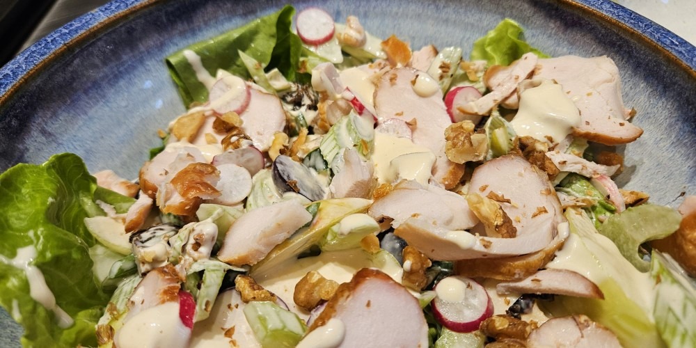 Smoked Chicken & Autumn Waldorf Salad Recipe