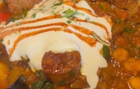 Moroccan-Style Smoked Sausage Stew