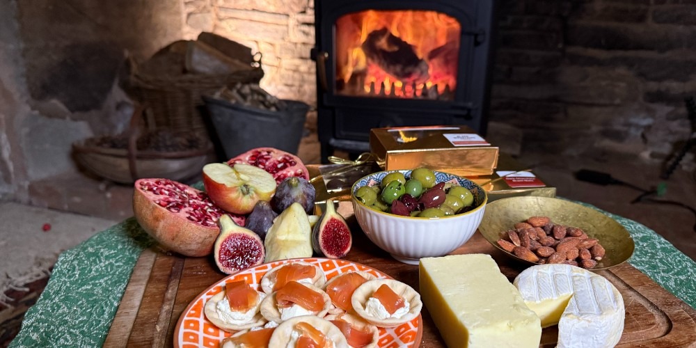 fireside christmas nibbles