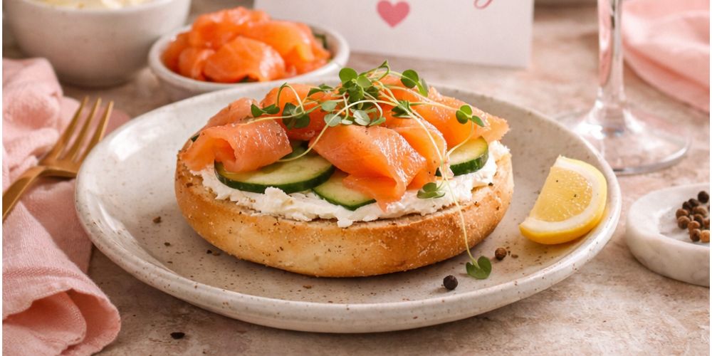 Mothers Day Salmon Bagel