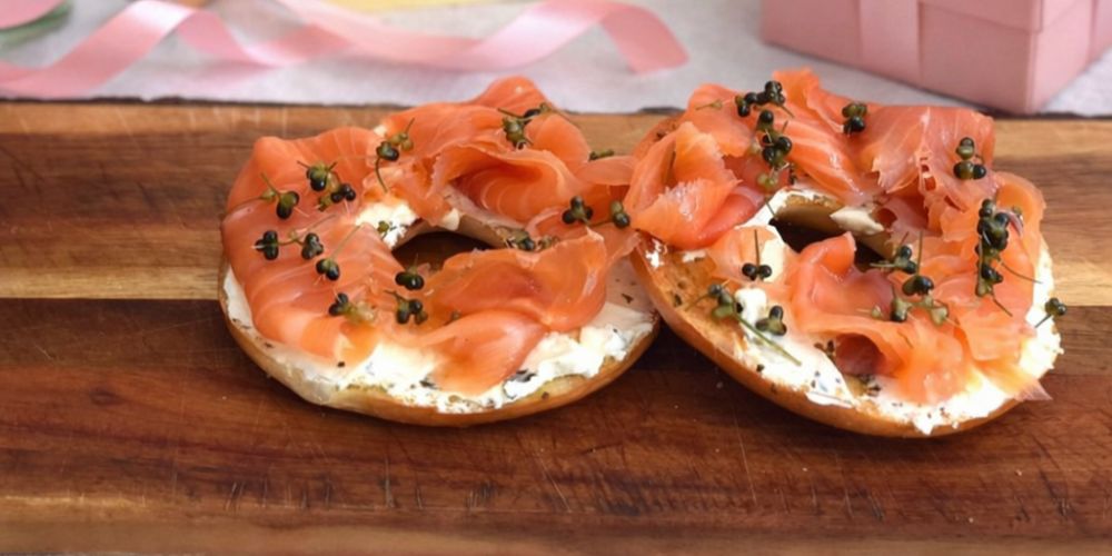 Mothers Day Brunch Bagel