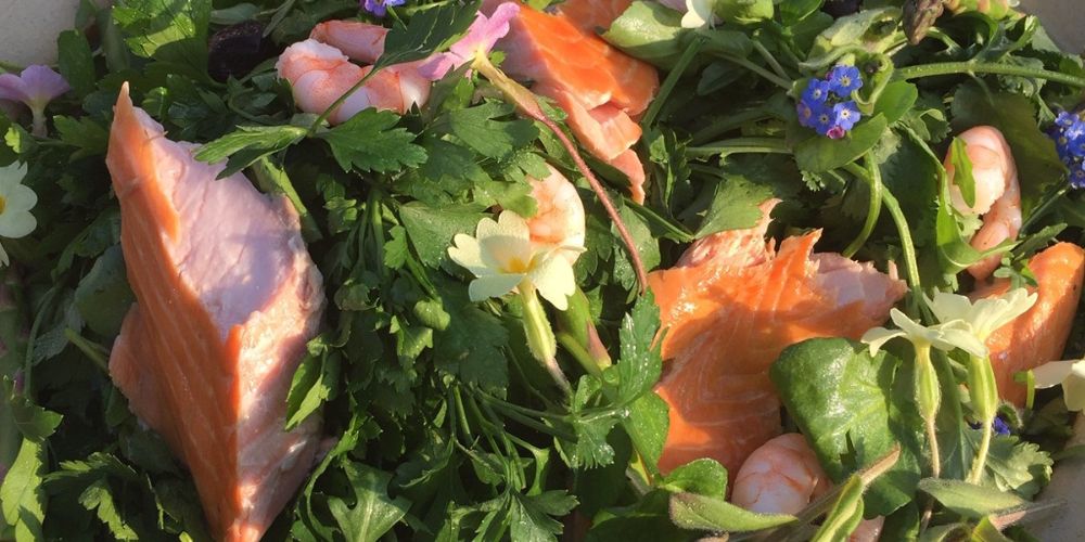 Easter Colour Spring time salad