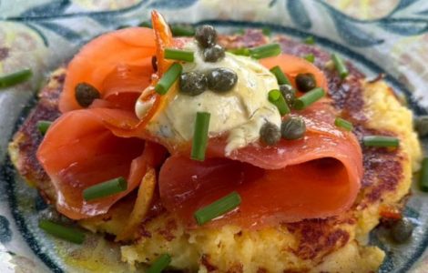 Smoked Salmon with Marmalade Dressing