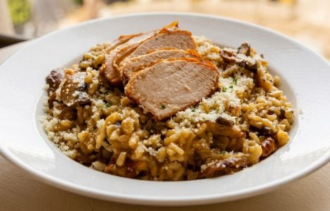 Smoked Chicken & Wild Mushroom Risotto
